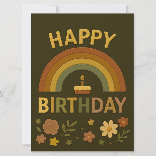 Tarjetas de Feliz Cumpleaños  (Anverso)