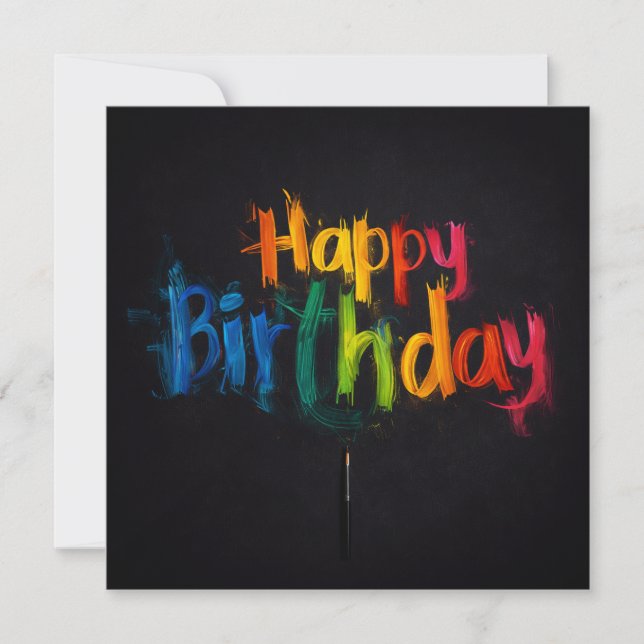 Tarjetas de Feliz Cumpleaños  (Anverso)