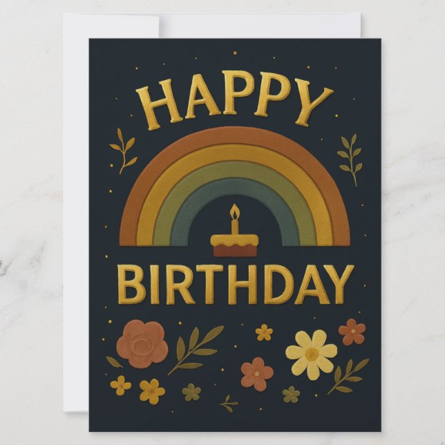 Tarjetas de Feliz Cumpleaños  (Anverso)