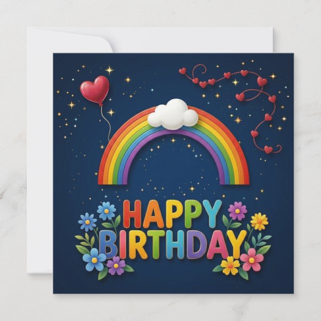 Tarjetas de Feliz Cumpleaños  (Anverso)