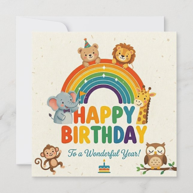 Tarjetas de Feliz Cumpleaños (Anverso)