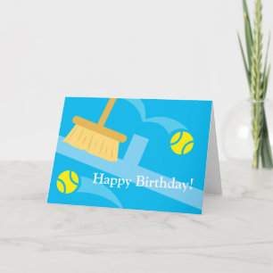 Tarjetas de Feliz Cumpleaños para jugadores de ten