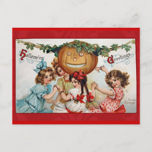 Tarjetas de Feliz Halloween Victorianas Antiguas
