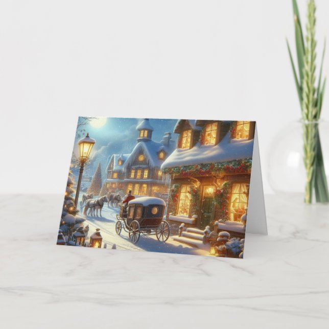 Tarjetas de Feliz Navidad Antiguas (Anverso)