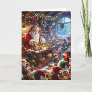 Tarjetas de Feliz Navidad de Papá Noel