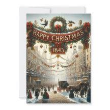 Tarjetas de 'Feliz Navidad' inspiradas en Dickens