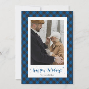 Tarjetas de festividad fotográfica de búfalo azul