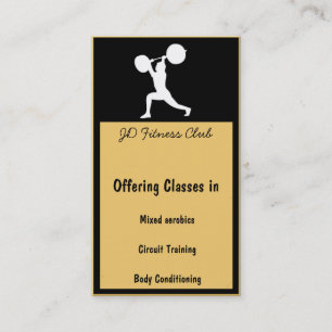 Tarjetas de Fitness Business