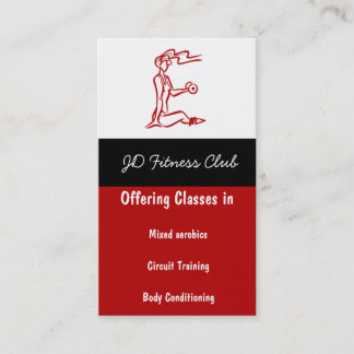 Tarjetas de Fitness Business