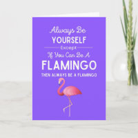 Tarjetas de Flamenco Lindas Humor Divertido Pájaro