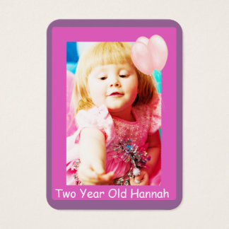 Tarjetas de foto de cumpleaños para Chicas de dos 