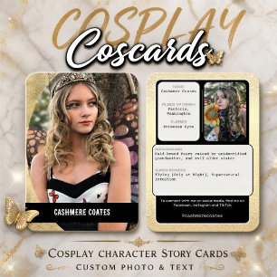 Tarjetas de Foto de Historia de Personaje con Efec