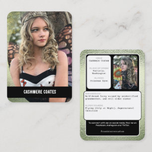 Tarjetas de Foto de Personaje de Cosplay Premium