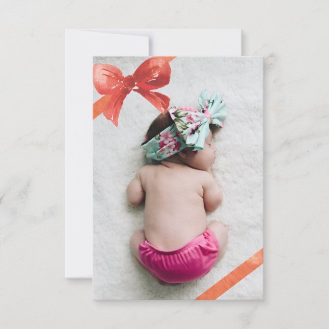 Tarjetas de foto de regalo para navidades (Anverso)