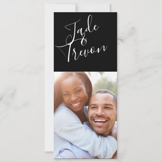 Tarjetas de Foto de Salvar la Fecha (Anverso)