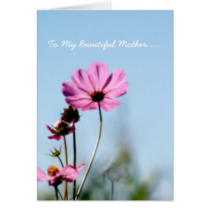 Tarjetas De Fotografía De Flor Para La Madre