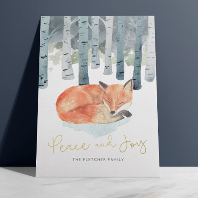 Tarjetas de fotos con lámina dorada de Fox Holiday (Subido por el creador)