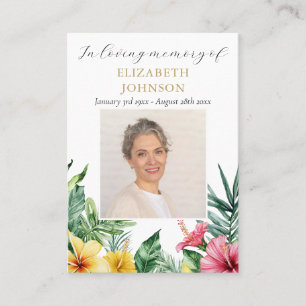 Tarjetas de fotos con poema de oración memorial fú