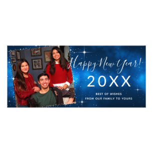 Tarjetas de fotos de 25 Pack Happy New Year   Guió