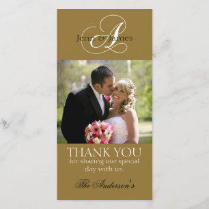 Tarjetas de fotos de Bride Groom boda