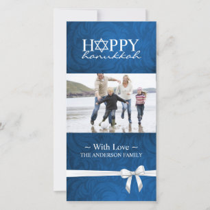 Tarjetas de fotos de Hanukkah