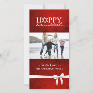 Tarjetas de fotos de Hanukkah