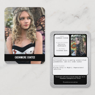 Tarjetas de Fotos de Historias de Personajes con E