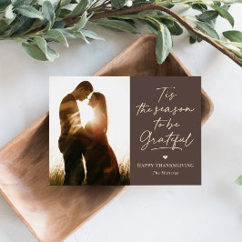 Tarjetas de fotos de la temporada de agradecimient