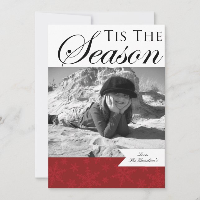 Tarjetas de fotos de Navidad (Anverso)