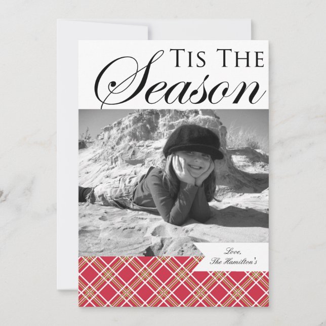 Tarjetas de fotos de Navidad (Anverso)