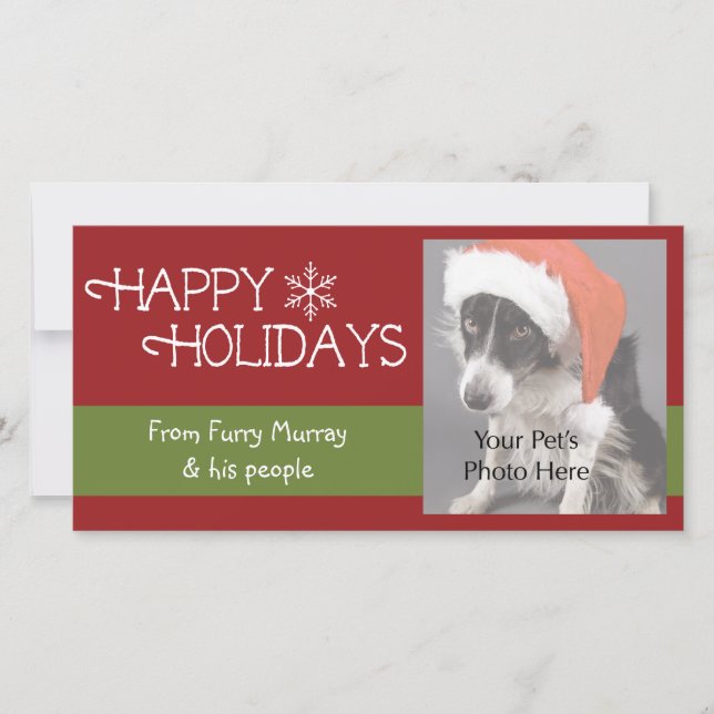 Tarjetas de fotos de Navidad (Anverso)
