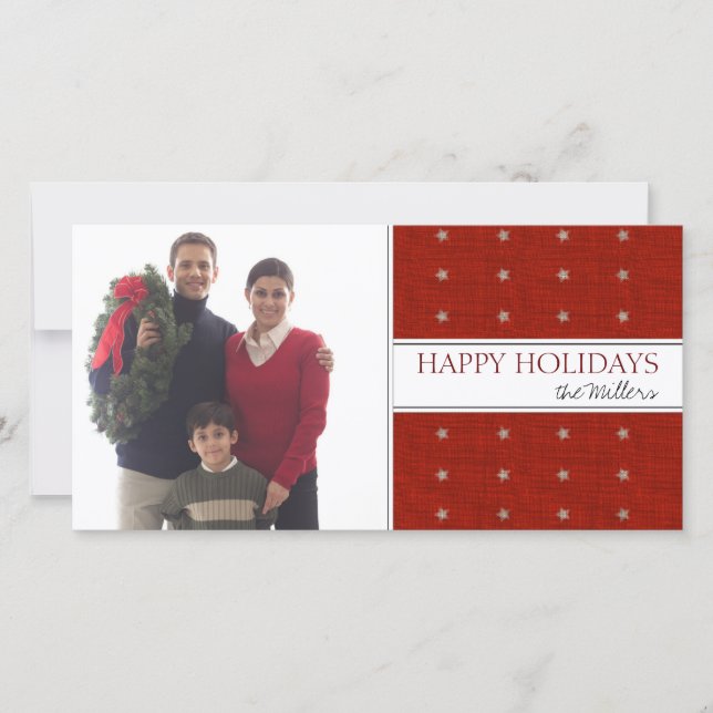 Tarjetas de fotos de Navidad (Anverso)