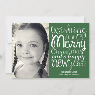 Tarjetas de fotos de navidad de mensajes adorables