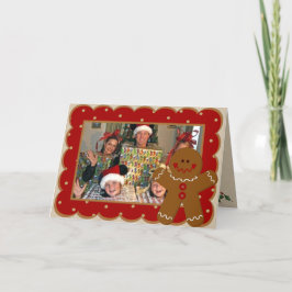 Tarjetas de fotos de Navidad Gingbread
