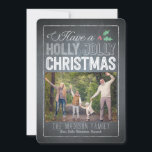 Tarjetas de fotos de vacaciones de los Navidades H<br><div class="desc">Celebre la temporada con esta moderna y elegante tarjeta de vacaciones de Berry Berry Sweet.</div>