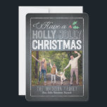 Tarjetas de fotos de vacaciones de los Navidades H<br><div class="desc">Celebre la temporada con esta moderna y elegante tarjeta de vacaciones de Berry Berry Sweet.</div>
