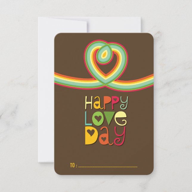 Tarjetas de fotos del Día de San Valentín para la  (Anverso)