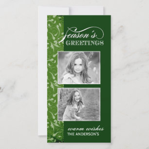 Tarjetas de fotos navideñas clásicas