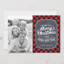 Tarjetas de fotos navideñas modernas y retocadas