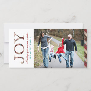 Tarjetas de fotos navideñas modernas y retocadas