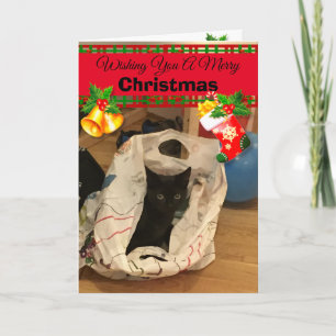 Tarjetas de fotos navideñas personalizadas para Pe