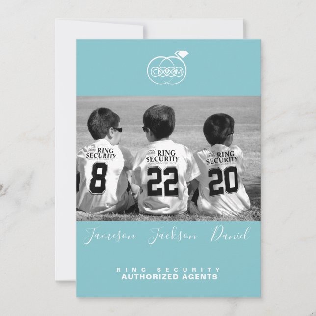Tarjetas de Fotos para Guardar la Fecha (Anverso)
