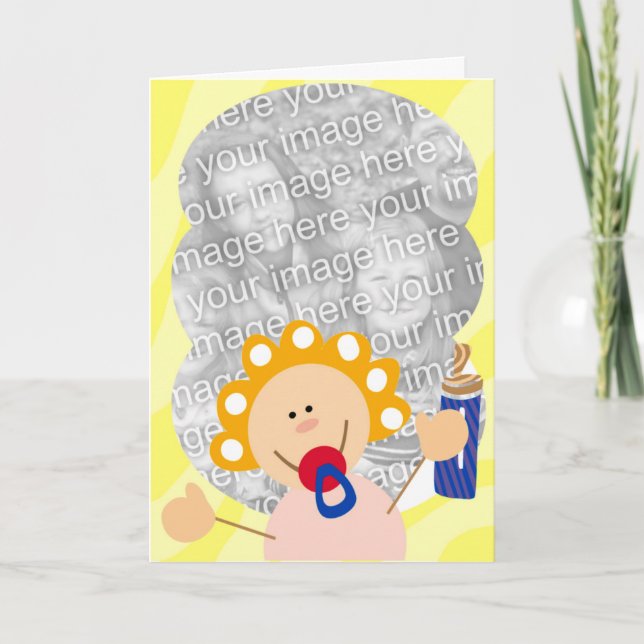 Tarjetas de fotos para niños de binky (Anverso)