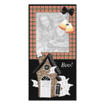 Tarjetas de fotos personalizadas de Halloween
