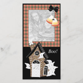 Tarjetas de fotos personalizadas de Halloween