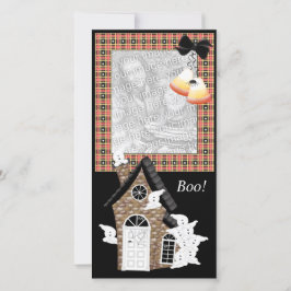 Tarjetas de fotos personalizadas de Halloween