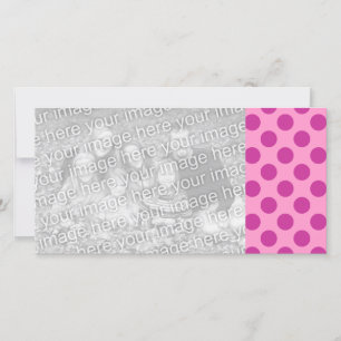 Tarjetas de fotos rosadas