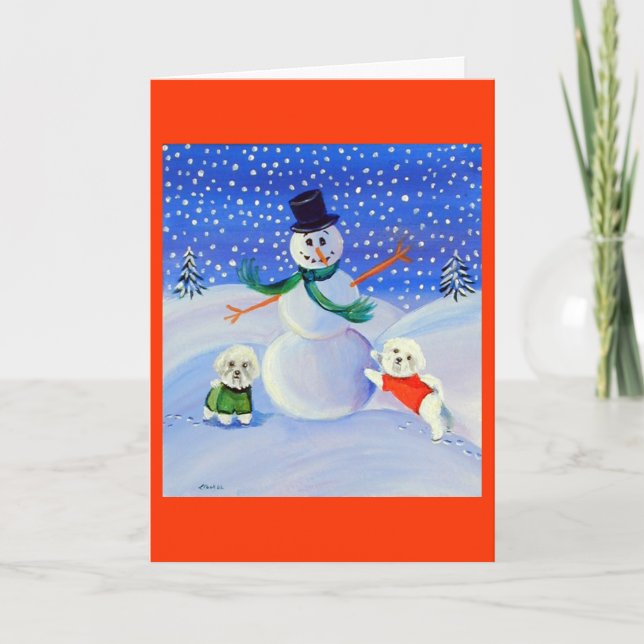 Tarjetas de Frise Bichon (Anverso)
