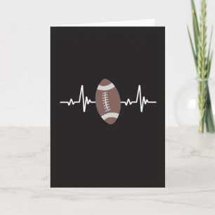 Tarjetas de Fútbol Americano de Otoño Para Él Niño