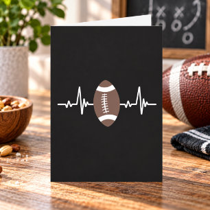 Tarjetas de Fútbol Americano de Otoño Para Él Niño